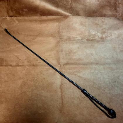 Springreitgerte aus Känguruleder 750mm