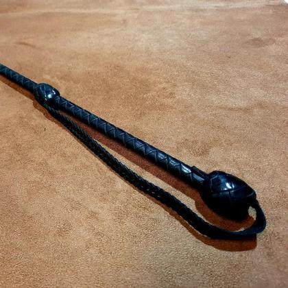 Springreitgerte aus Känguruleder 750mm - Image 2