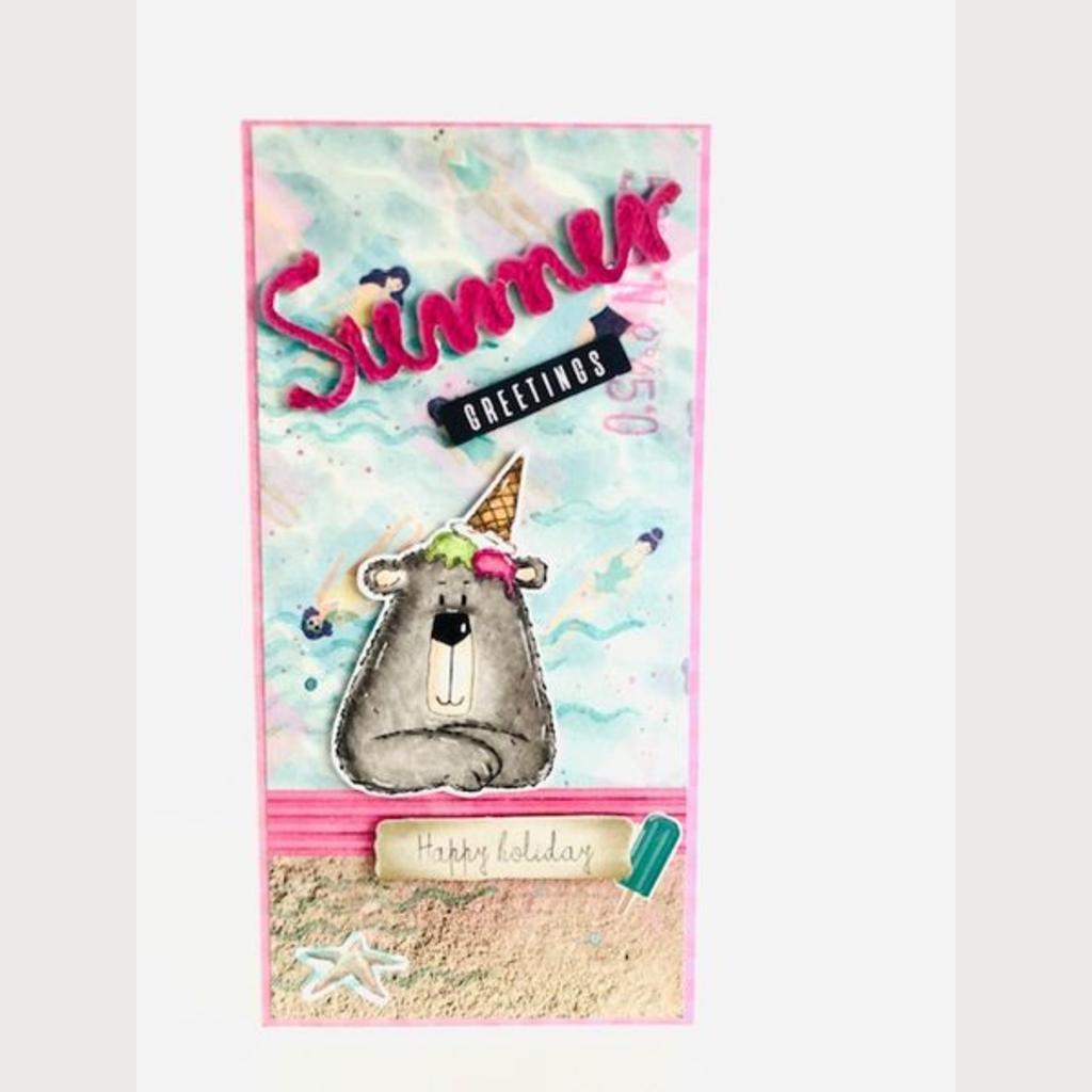 Glückwunschkarte SUMMER