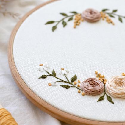 Stickbild Rosen beige - Image 2