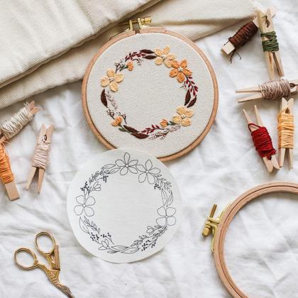 Stick & Stitch „Sunset Flowers“ - Image 4