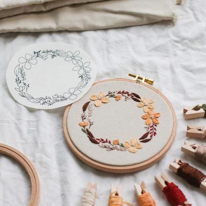 Stick & Stitch „Sunset Flowers“ - Image 2