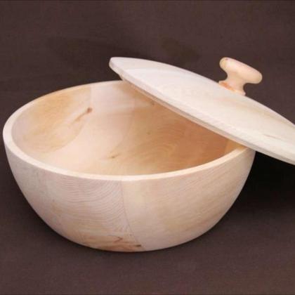 Zirbenholz Brotdose rund - Image 2