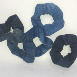 Scrunchie – Haargummi aus recycelten Jeans