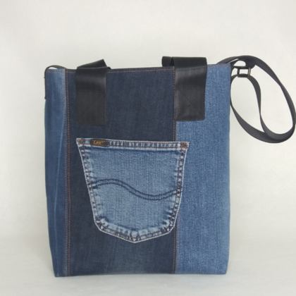 Shopper aus recycelten Jeans - Image 2