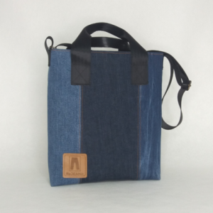 Shopper aus recycelten Jeans