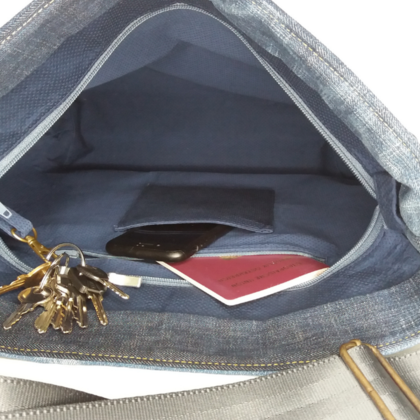 Foldover aus recycelten Jeans - Image 3