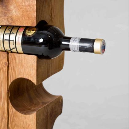 Weinständer 100cm Eiche - geölt- Einzelstück - - Image 4