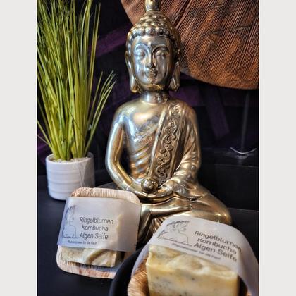 Kombucha- Ringelblumen- Algen Seife