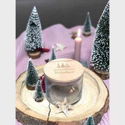 Vorratsglas "Wundervolle Weihnachten"