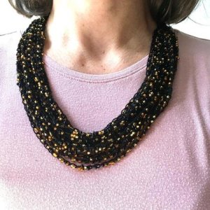 Halskette Troja Sepia