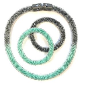 Schmuckset Kontraste türkis