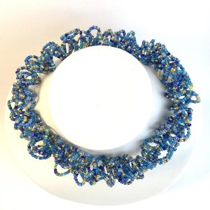 Knautschkette Jeansblau