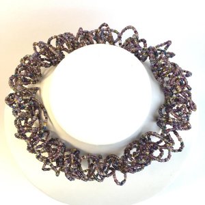 Knautschkette violett