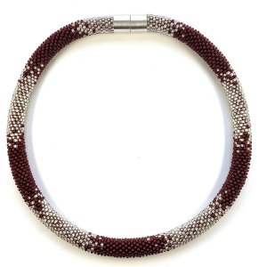 Halskette „Granatrot“