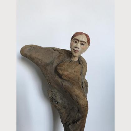 Holztrumm Figur „Manuel“ - Image 2