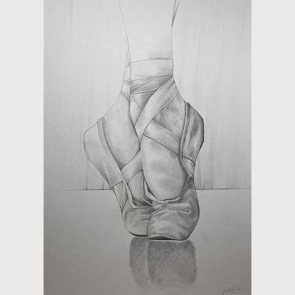 Zeichnung Ballerina