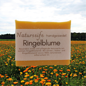 Naturseife RINGELBLUME handgesiedet