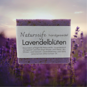 Naturseife LAVENDEL handgesiedet