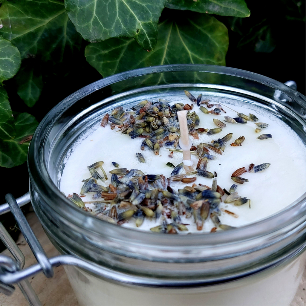 Heilkräuterkerze KLEINE AUSZEIT