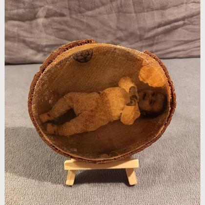 Personalisierte Bedruckte Erlen Baumscheibe - Image 3