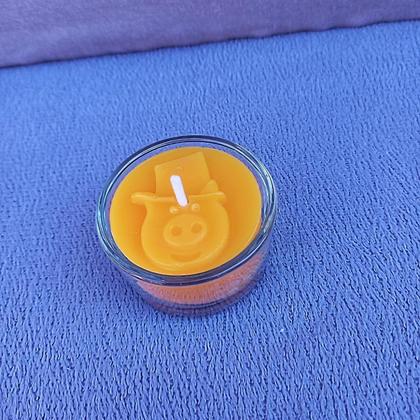 Bienenwachskerzen, Teelichter-Set Glücksbringer 9Stk. - Image 4