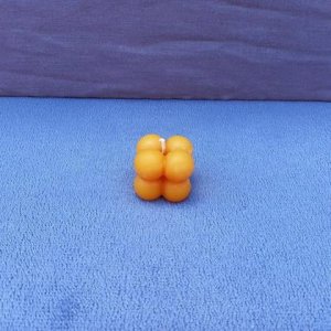 Bubble Kerze klein, Bienenwachskerze