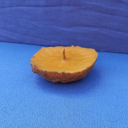 Sandkerze mit Holzdocht