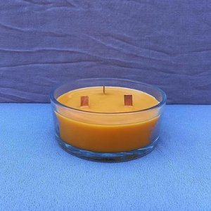Bienenwachskerze, Kerze im Glas