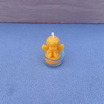 Bienenwachskerze Teelicht-Engel - Image 2