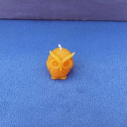 Bienenwachskerze Eule