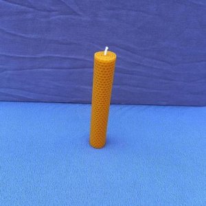 Adventskerzen, Gerollte Bienenwachskerze, 4er-Set
