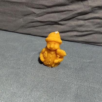 Bienenwachskerze  Schneemann