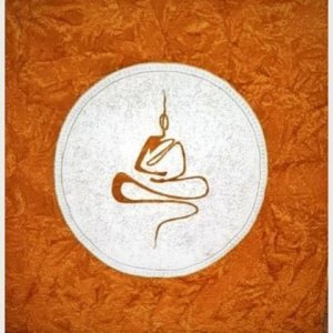 Flying Buddha, Meditationsdecke, Wandbehang Patchwork