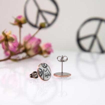 Ohrstecker klein rund