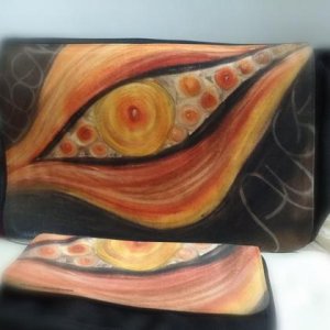 Schultertasche „Auge“