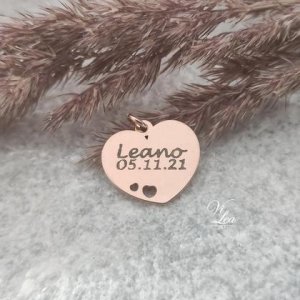 Gravurplättchen Premium Herz