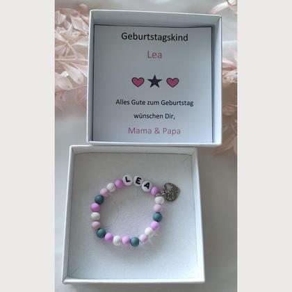 Baby/Kinder Namens Armband GEBURTSTAG