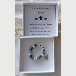 Baby/Kinder Namens Armband SCHUTZENGEL