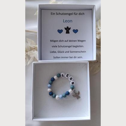 Baby/Kinder Namens Armband SCHUTZENGEL