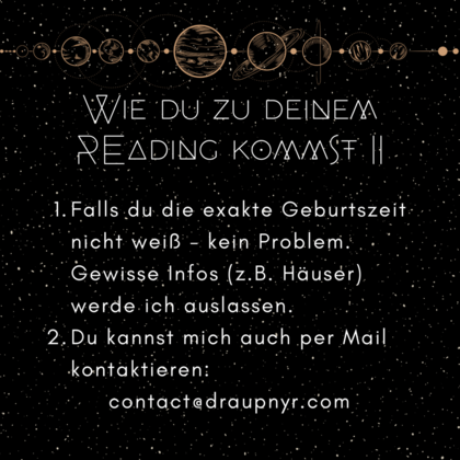 BIRTH CHART READING I 1 Stunde Astrologische Interpretation I - Image 3