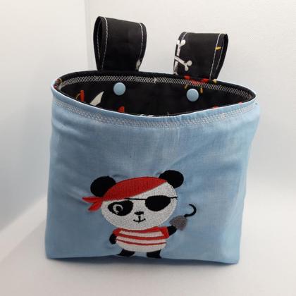 Lenkertäschchen "Piraten-Panda"