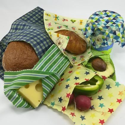 Bienenwachstasche Schmetterling L ca.26x44 cm - Image 3