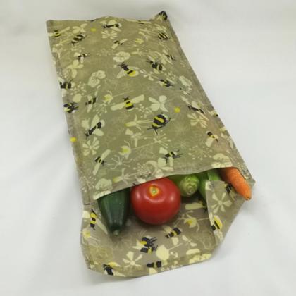 Bienenwachstasche Blümchen L ca.26x44 cm - Image 4