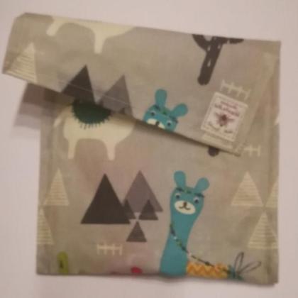 Bienenwachstasche Lama L ca.26x44 cm