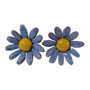 Ohrstecker Daisy blau