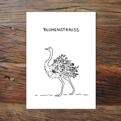 Blumenstrauß (Grußkarte)