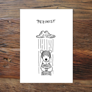 Pezimist (Grußkarte)