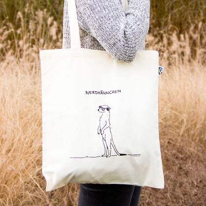 Nerdmännchen (Fairtrade Stofftasche)