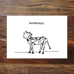 Kuhbismus (Grußkarte)